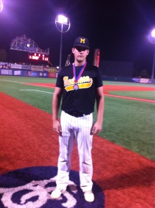 Chris Karnbach at the NYC Mayor’s Cup at MCU Park on Coney Island in June. 